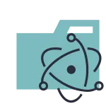 Light Electron SVG Icon